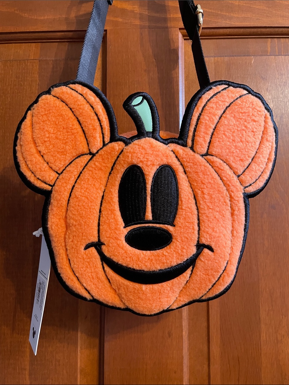 Stoney Clover Lane x Disney Halloween Mickey Mouse Pumpkin Crossbody Bag